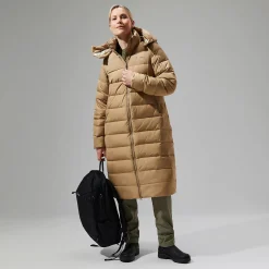Berghaus Embo 4in1 Long Daunenjacke für Damen - Naturfarben-Damen Isolierend