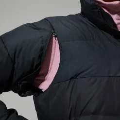 Berghaus Embo 4in1 Long Daunenjacke für Damen - Schwarz-Damen Isolierend