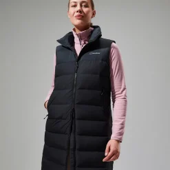 Berghaus Embo 4in1 Long Daunenjacke für Damen - Schwarz-Damen Isolierend