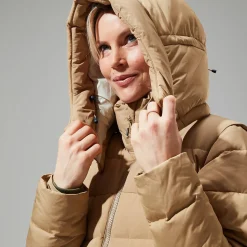 Berghaus Embo 4in1 Long Daunenjacke für Damen - Naturfarben-Damen Isolierend