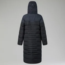 Berghaus Embo 4in1 Long Daunenjacke für Damen - Schwarz-Damen Isolierend