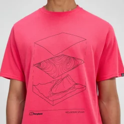 Berghaus Everyday Elements Kurzarm Shirt für Herren - Pink-Herren T-shirts