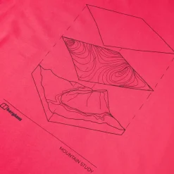 Berghaus Everyday Elements Kurzarm Shirt für Herren - Pink-Herren T-shirts