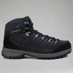 Berghaus Explorer Trek GTX Wanderstiefel für Herren - Dunkelgrau/Blau-Herren Wanderstiefel