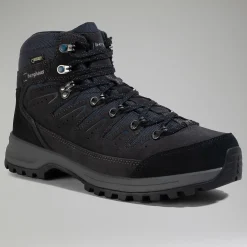 Berghaus Explorer Trek GTX Wanderstiefel für Herren - Dunkelgrau/Blau-Herren Wanderstiefel