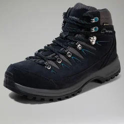 Berghaus Explorer Trek GTX Wanderstiefel für Damen - Dunkelblau/Grau-Damen Wanderstiefel
