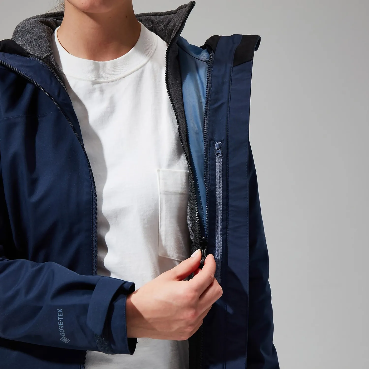 Berghaus Fellmaster Gemini 3-In-1 Jacke für Damen - Dunkelblau-Damen Wasserdicht | 3 In 1 Jackets