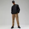 Berghaus Fenham Softshell Crew für Herren - Schwarz-Herren Winddicht
