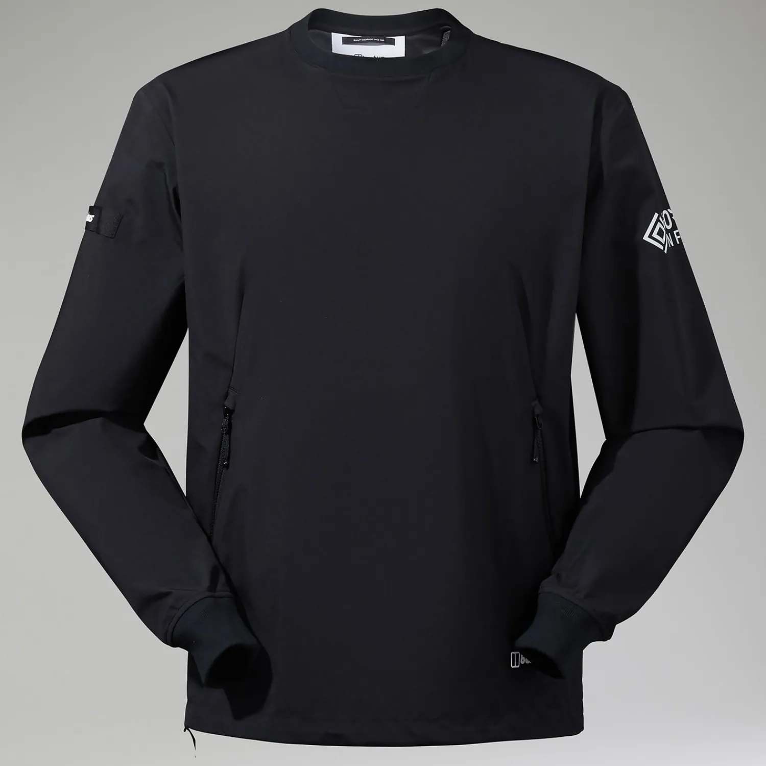 Berghaus Fenham Softshell Crew für Herren - Schwarz-Herren Winddicht