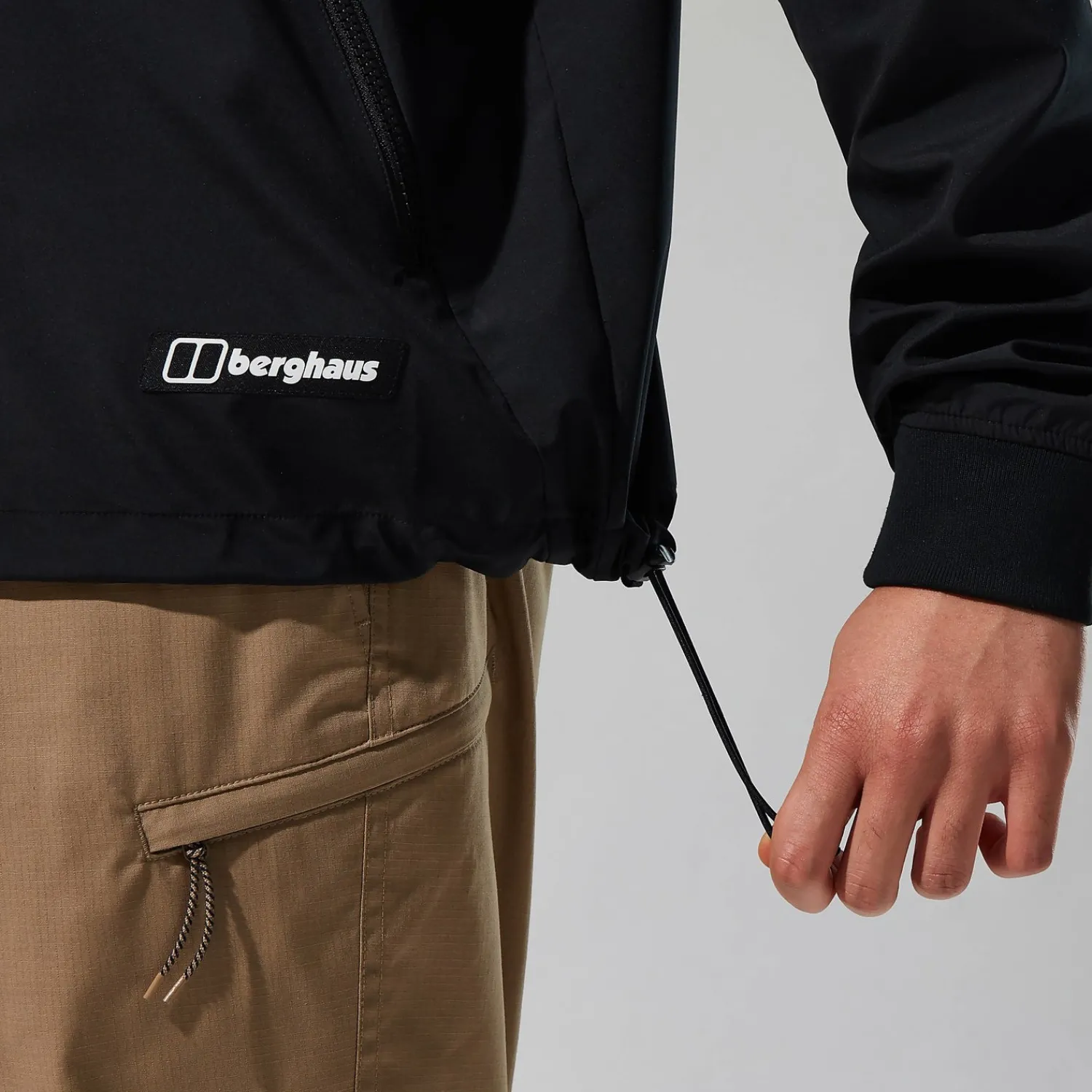 Berghaus Fenham Softshell Crew für Herren - Schwarz-Herren Winddicht