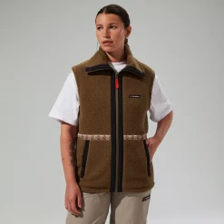 Berghaus Fleece-Gilet Rhynie Aztec Unisex-Jacke - Braun/Schwarz-Damen Fleece | Fleece