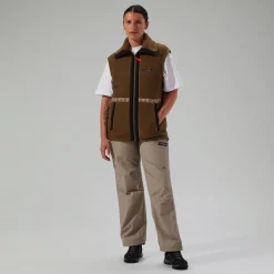 Berghaus Fleece-Gilet Rhynie Aztec Unisex-Jacke - Braun/Schwarz-Damen Fleece | Fleece