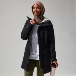 Berghaus Foxghyll Parka für Damen - Schwarz/Grau-Damen Wasserdicht