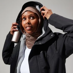 Berghaus Foxghyll Parka für Damen - Schwarz/Grau-Damen Wasserdicht