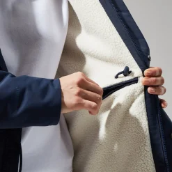 Berghaus Foxghyll Parka für Damen - Dunkelblau/Naturfarben-Damen Wasserdicht