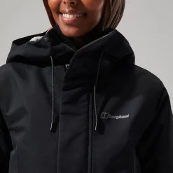 Berghaus Foxghyll Parka für Damen - Schwarz/Grau-Damen Wasserdicht