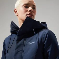 Berghaus Foxghyll Parka für Damen - Dunkelblau/Naturfarben-Damen Wasserdicht