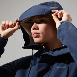 Berghaus Foxghyll Parka für Damen - Dunkelblau/Naturfarben-Damen Wasserdicht