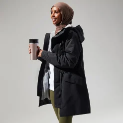 Berghaus Foxghyll Parka für Damen - Schwarz/Grau-Damen Wasserdicht