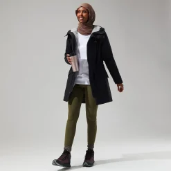 Berghaus Foxghyll Parka für Damen - Schwarz/Grau-Damen Wasserdicht