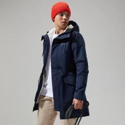 Berghaus Foxghyll Parka für Damen - Dunkelblau/Naturfarben-Damen Wasserdicht