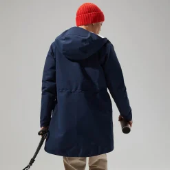 Berghaus Foxghyll Parka für Damen - Dunkelblau/Naturfarben-Damen Wasserdicht