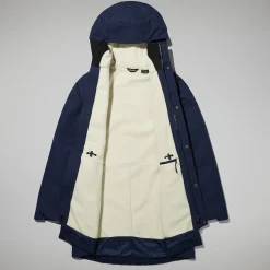 Berghaus Foxghyll Parka für Damen - Dunkelblau/Naturfarben-Damen Wasserdicht