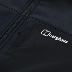 Berghaus Ghlas 3.0 Softshell Jacke für Herren - Schwarz-Herren Winddicht