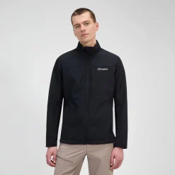 Berghaus Ghlas 3.0 Softshell Jacke für Herren - Schwarz-Herren Winddicht
