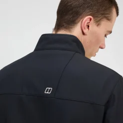 Berghaus Ghlas 3.0 Softshell Jacke für Herren - Schwarz-Herren Winddicht