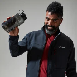 Berghaus Ghlas 2.0 Softshell Jacken für Herren - Schwarz-Herren Winddicht