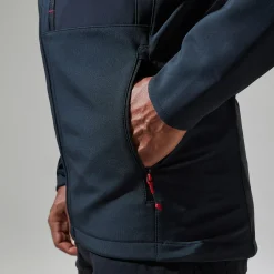 Berghaus Ghlas 2.0 Softshell Jacken für Herren - Schwarz-Herren Winddicht