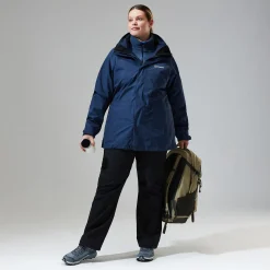 Berghaus Glissade InterActive Jacken für Damen - Dunkelblau-Damen Wasserdicht