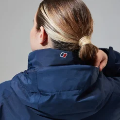 Berghaus Glissade InterActive Jacken für Damen - Dunkelblau-Damen Wasserdicht