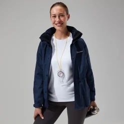 Berghaus Glissade InterActive Jacken für Damen - Dunkelblau-Damen Wasserdicht