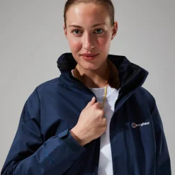 Berghaus Glissade InterActive Jacken für Damen - Dunkelblau-Damen Wasserdicht