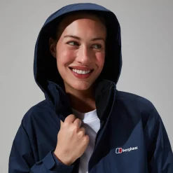 Berghaus Glissade InterActive Jacken für Damen - Dunkelblau-Damen Wasserdicht