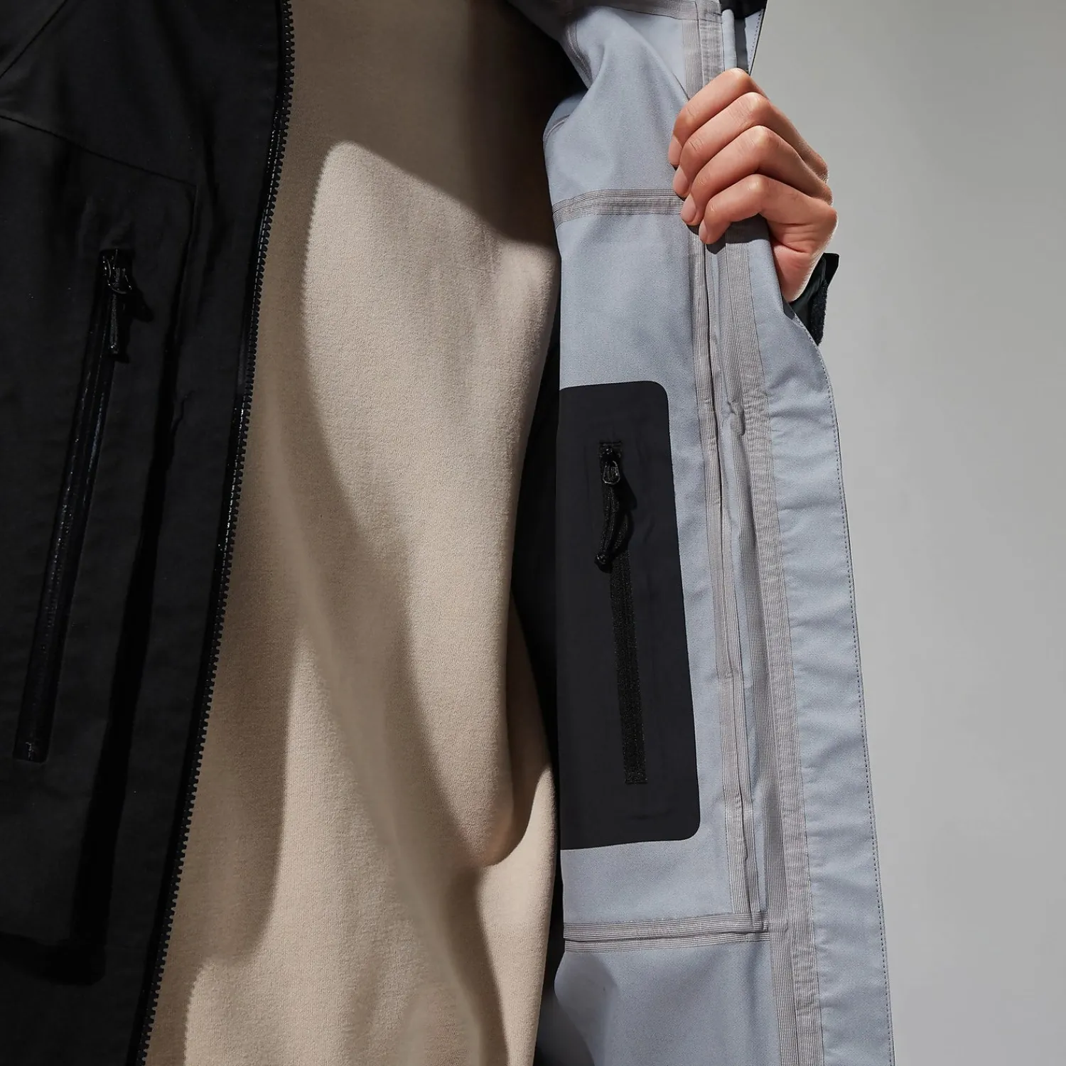 Berghaus Gosforth Jacken für Herren - Schwarz-Herren Wasserdicht