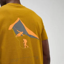 Berghaus Grappled Kurzarm Shirt für Herren - Braun-Herren T-shirts