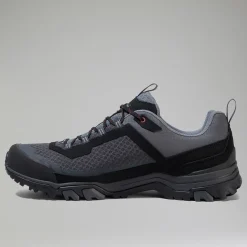 Berghaus Ground Attack Active Gore-Tex Schuhe für Herren- Schwarz/Dunkelgrau-Herren Wanderschuhe