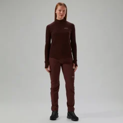 Berghaus Halb-Zip Ivyhill Damen-Top - Braun-Damen T-shirts