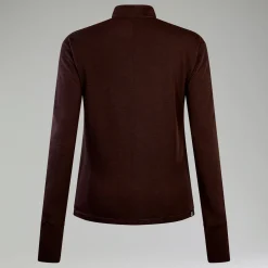 Berghaus Halb-Zip Ivyhill Damen-Top - Braun-Damen T-shirts