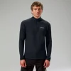 Berghaus Halb-Zip Ivyhill Herren-Top - Schwarz-Herren T-shirts