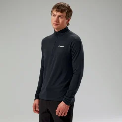 Berghaus Halb-Zip Ivyhill Herren-Top - Schwarz-Herren T-shirts