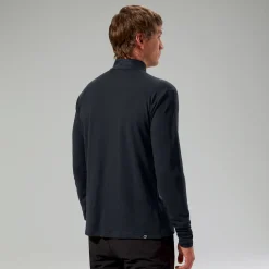 Berghaus Halb-Zip Ivyhill Herren-Top - Schwarz-Herren T-shirts