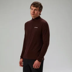 Berghaus Halb-Zip Ivyhill Herren-Top - Braun-Herren T-shirts