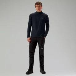 Berghaus Halb-Zip Ivyhill Herren-Top - Schwarz-Herren T-shirts
