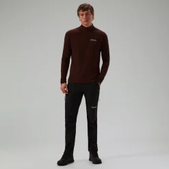 Berghaus Halb-Zip Ivyhill Herren-Top - Braun-Herren T-shirts