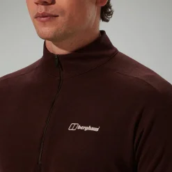 Berghaus Halb-Zip Ivyhill Herren-Top - Braun-Herren T-shirts
