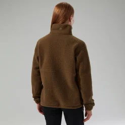Berghaus Halb-Zip-Fleece Hawksker Damen-Pullover - Braun-Damen Fleece